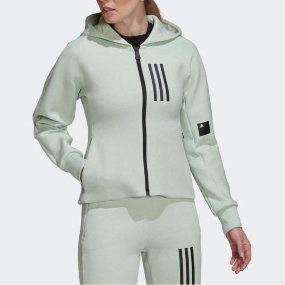 adidas Pants - Adidas Mission Victory Slim Fit Tracksuit - Linen green - women’s XS NWT